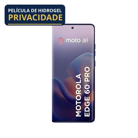 Película Hidrogel Tela Frontal Moto Edge 60 Pro Privacidade