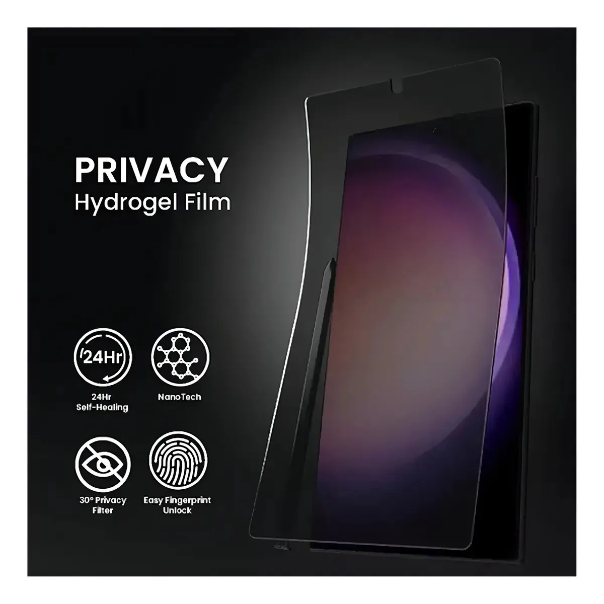 Película Gel Hidrogel Privacidade Motorola Edge 40 Neo foto 4