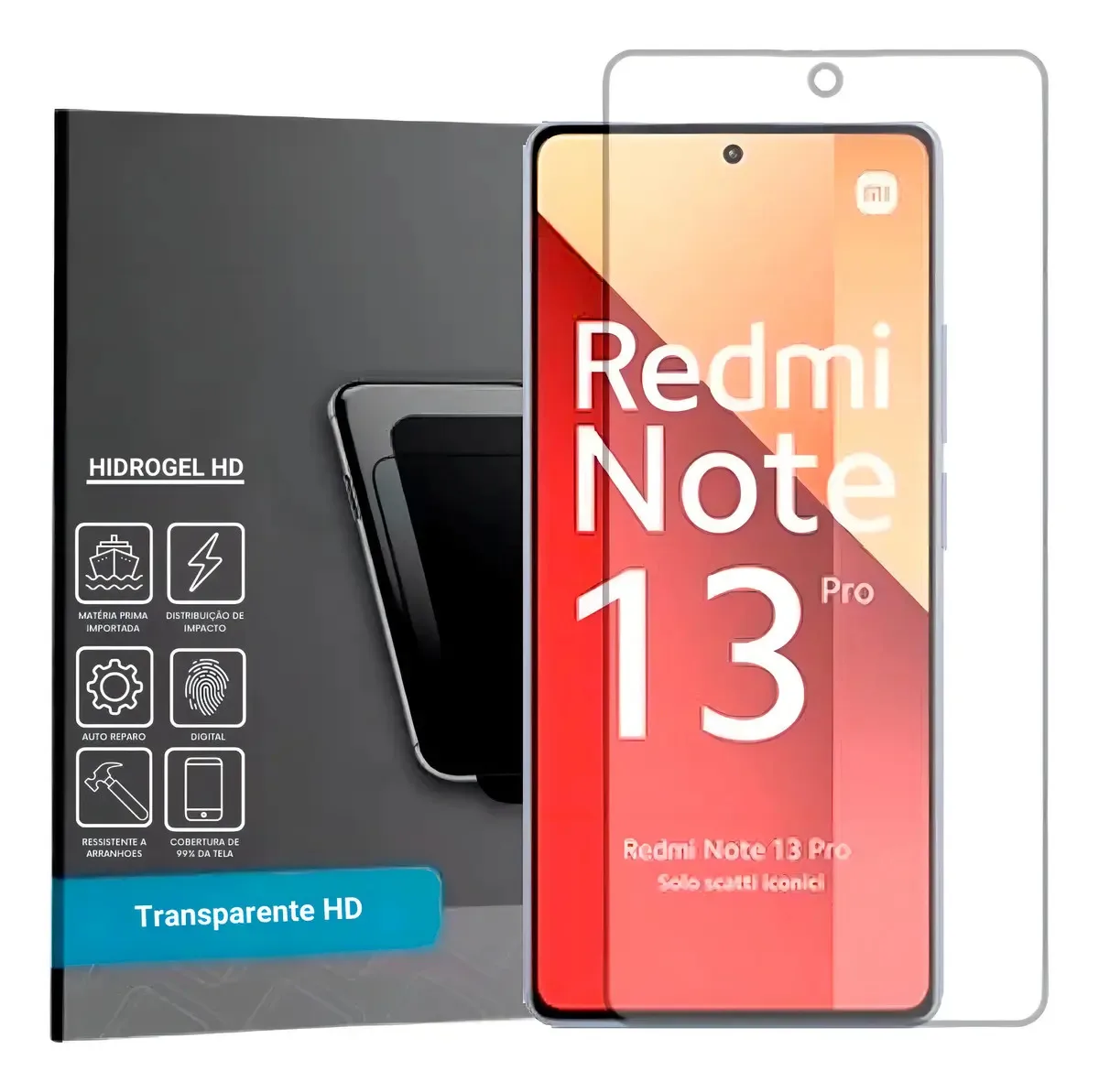 Película Hidrogel Frontal Para Xiaomi Redmi Note 13 Pro 4g