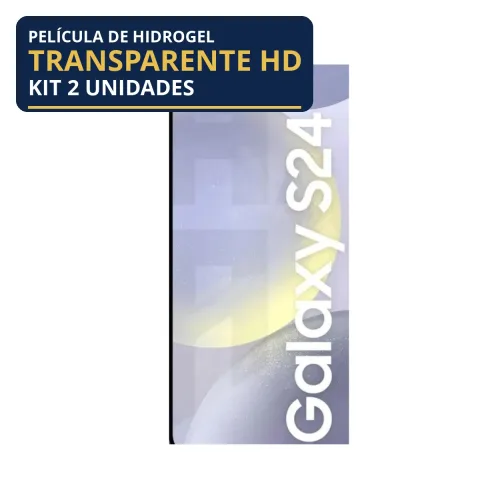 Kit 2 Películas Hidrogel Transparente Galaxy S24