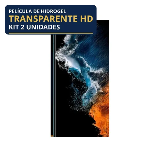 Kit 2 Películas Hidrogel Transparente Galaxy S22 Ultra