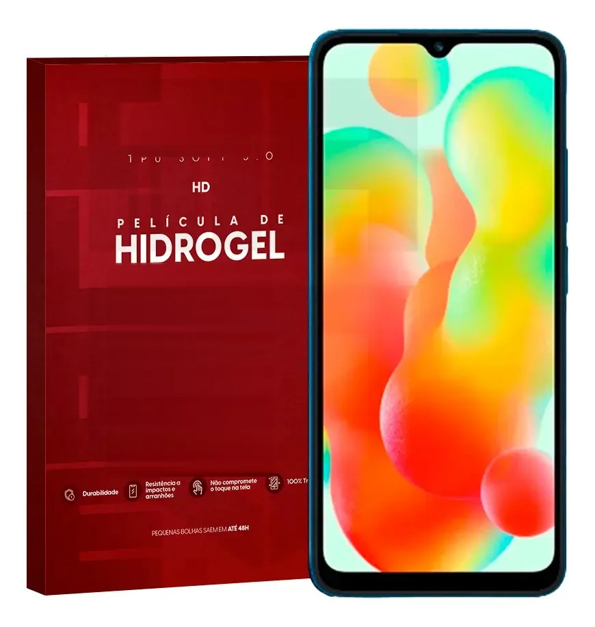 Película Hidrogel Redmi 12c 4g Frontal Transparente HD