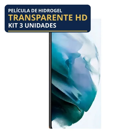 Kit 3 Películas Hidrogel Transparente Galaxy S21 Plus