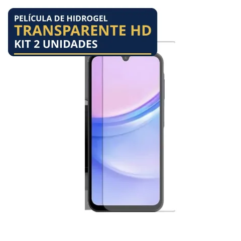 Kit 2 Películas Hidrogel Transparente Galaxy A15