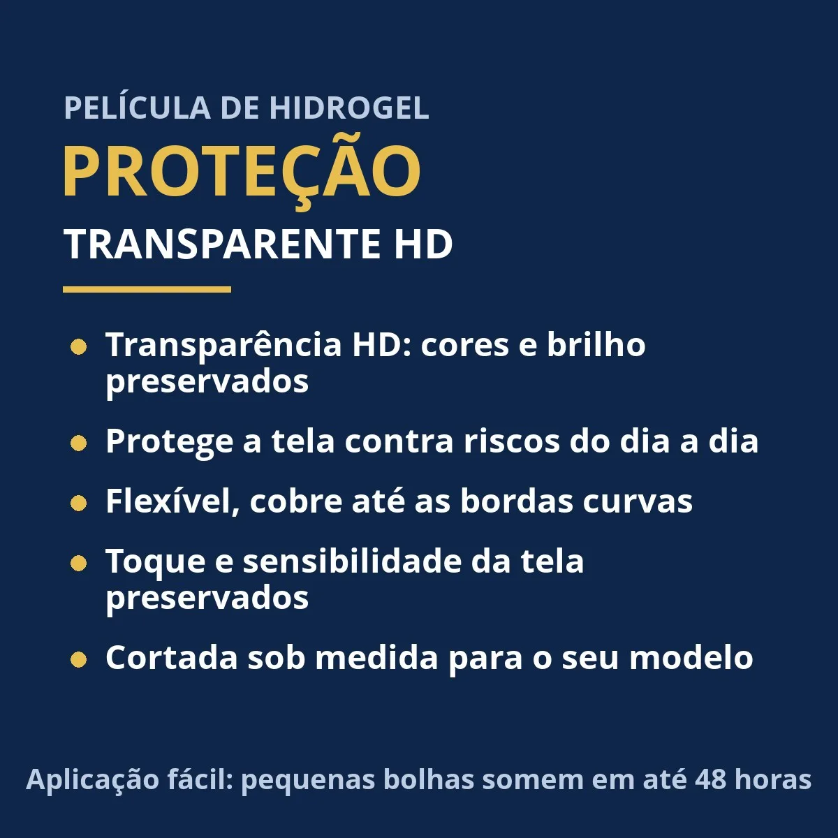 Kit 3 Películas Hidrogel Transparente Redmi Note 13 foto 2