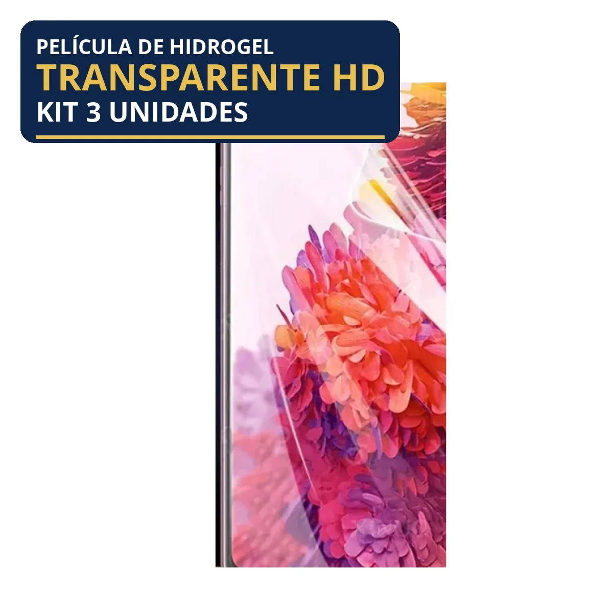 Kit 3 Películas Hidrogel Transparente Galaxy S20 FE