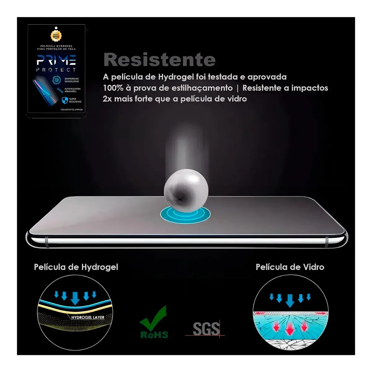 Kit 2 Películas Hidrogel Transparente Galaxy S23 Ultra foto 4
