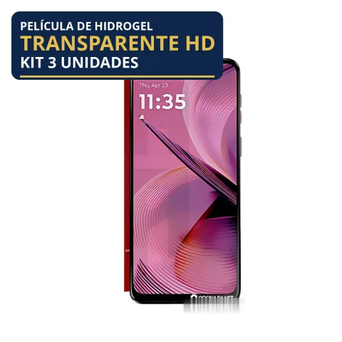 Kit 3 Películas Hidrogel Transparente Moto G55