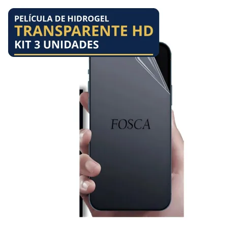Kit 3 Películas Hidrogel Transparente Redmi Note 10