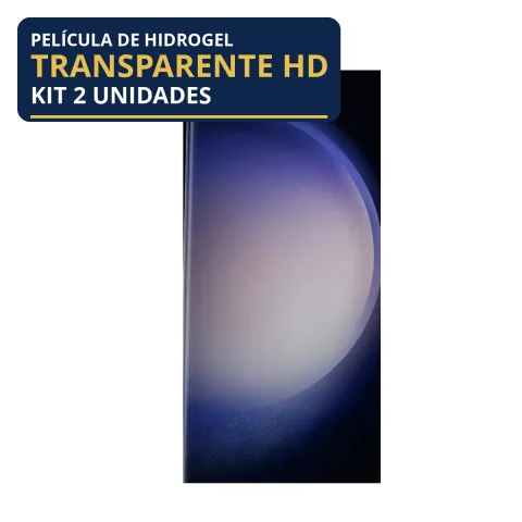 Kit 2 Películas Hidrogel Transparente Galaxy S23 Ultra