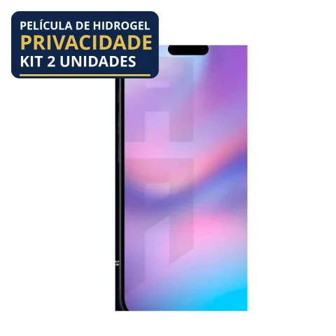 Kit 2 Películas Hidrogel Privacidade iPhone 17