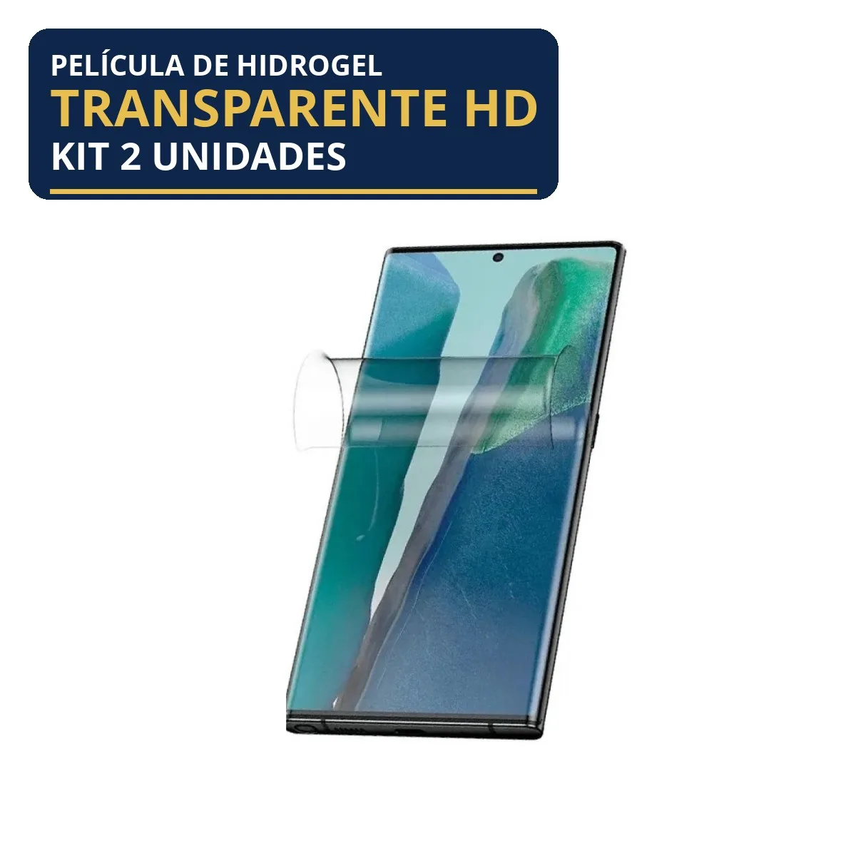 Kit 2 Películas Hidrogel Transparente Galaxy Note 20 Ultra