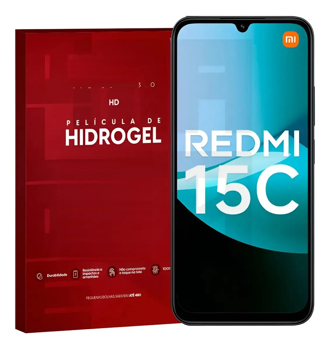 Película Hidrogel Frontal Redmi 15c 4g Transparente