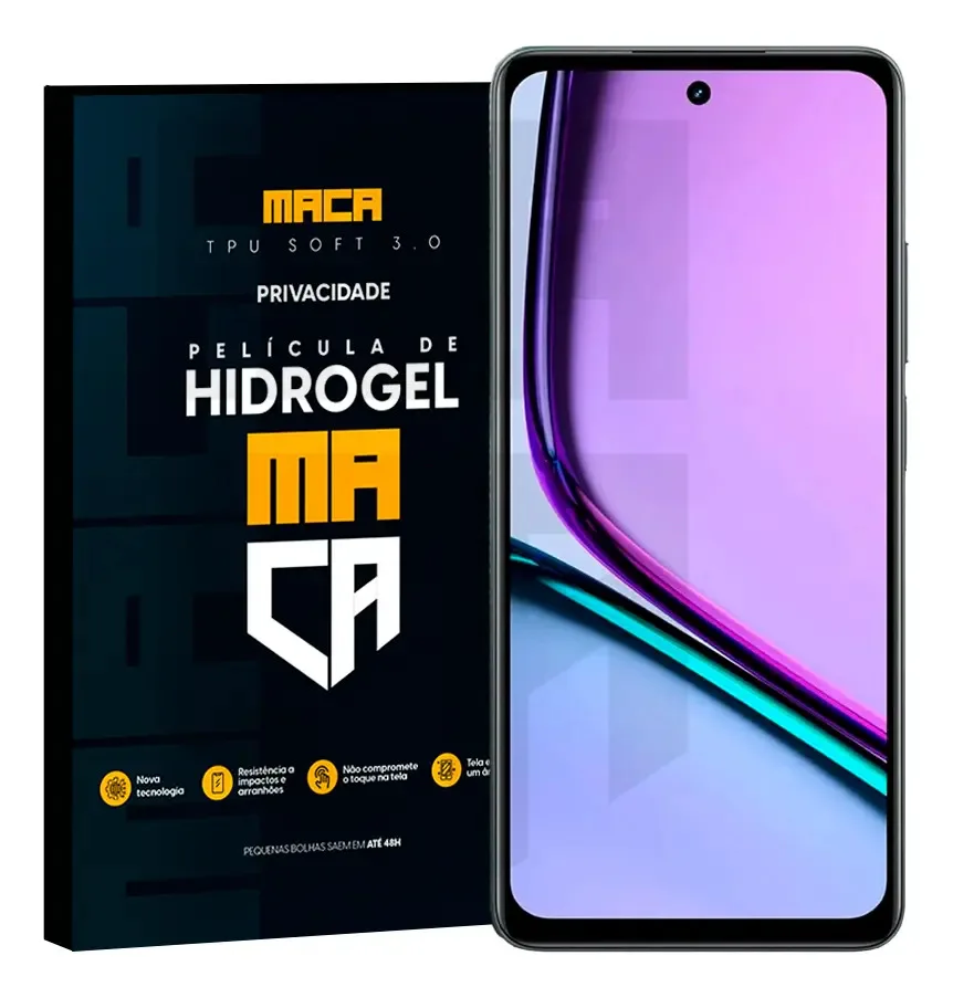 Película Hidrogel Realme C67 Privacidade Frontal P/ Capinha
