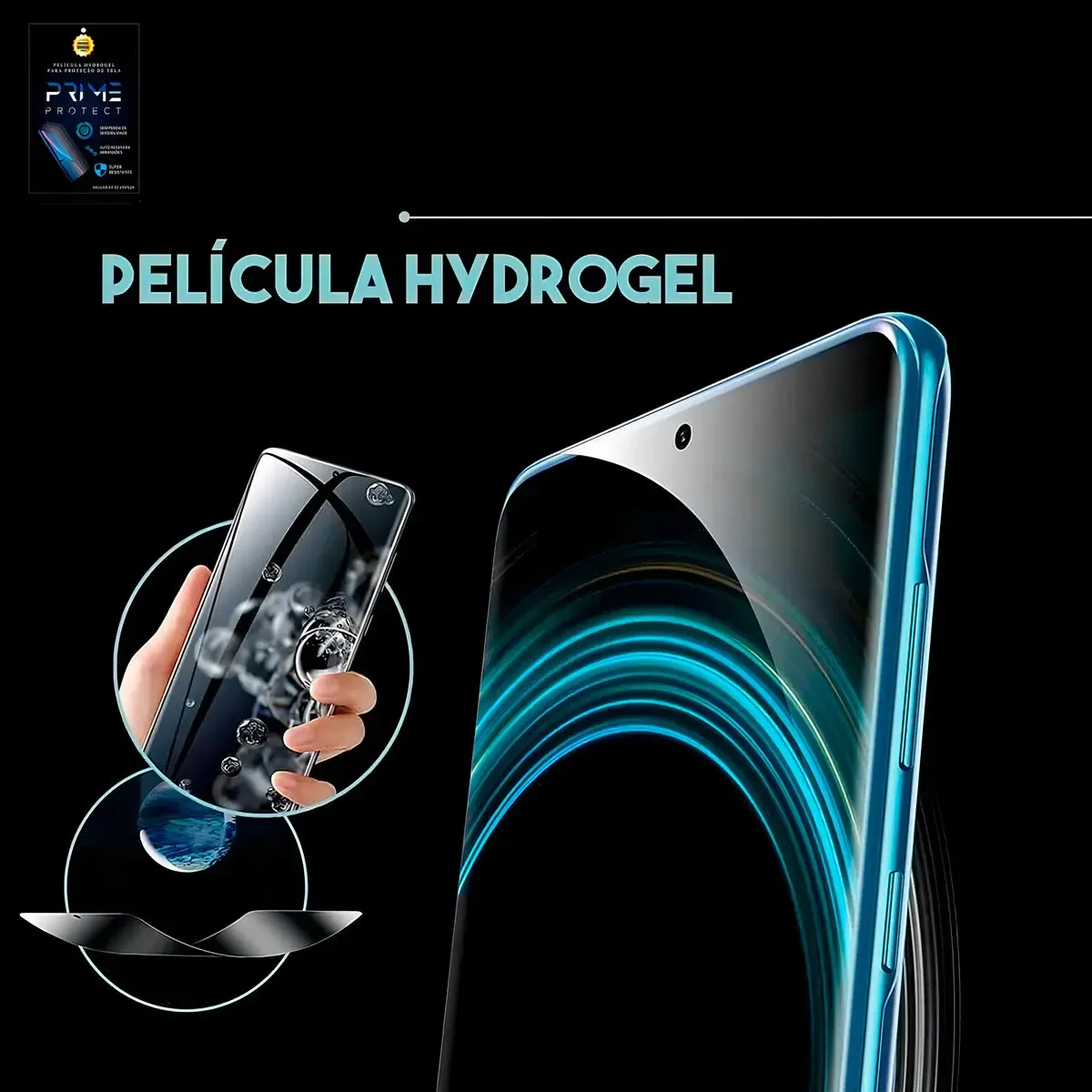 Película Hidrogel TPU Compatível iPhone 15 foto 6