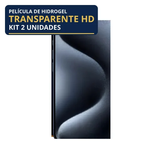 Kit 2 Películas Hidrogel Transparente Redmi 15