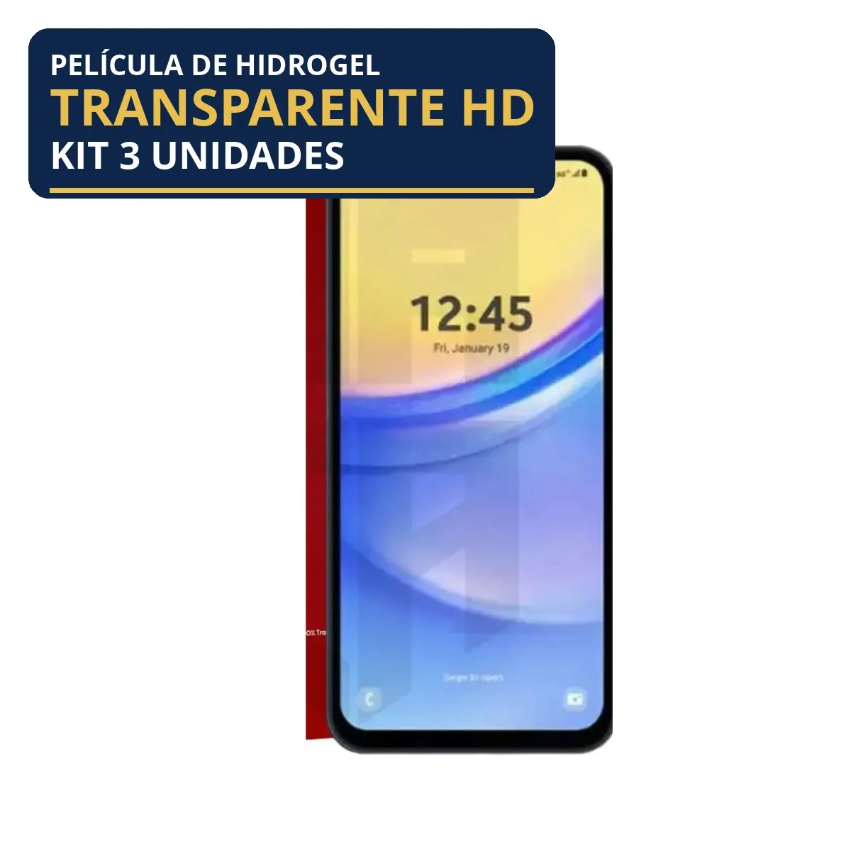 Kit 3 Películas Hidrogel Transparente Galaxy A16