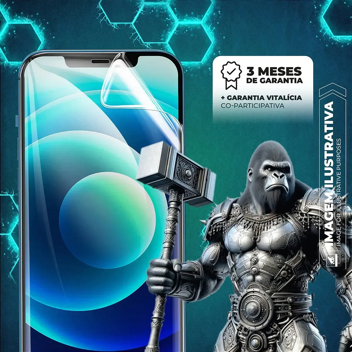 Película Hidrogel HD para Realme C75 foto 2